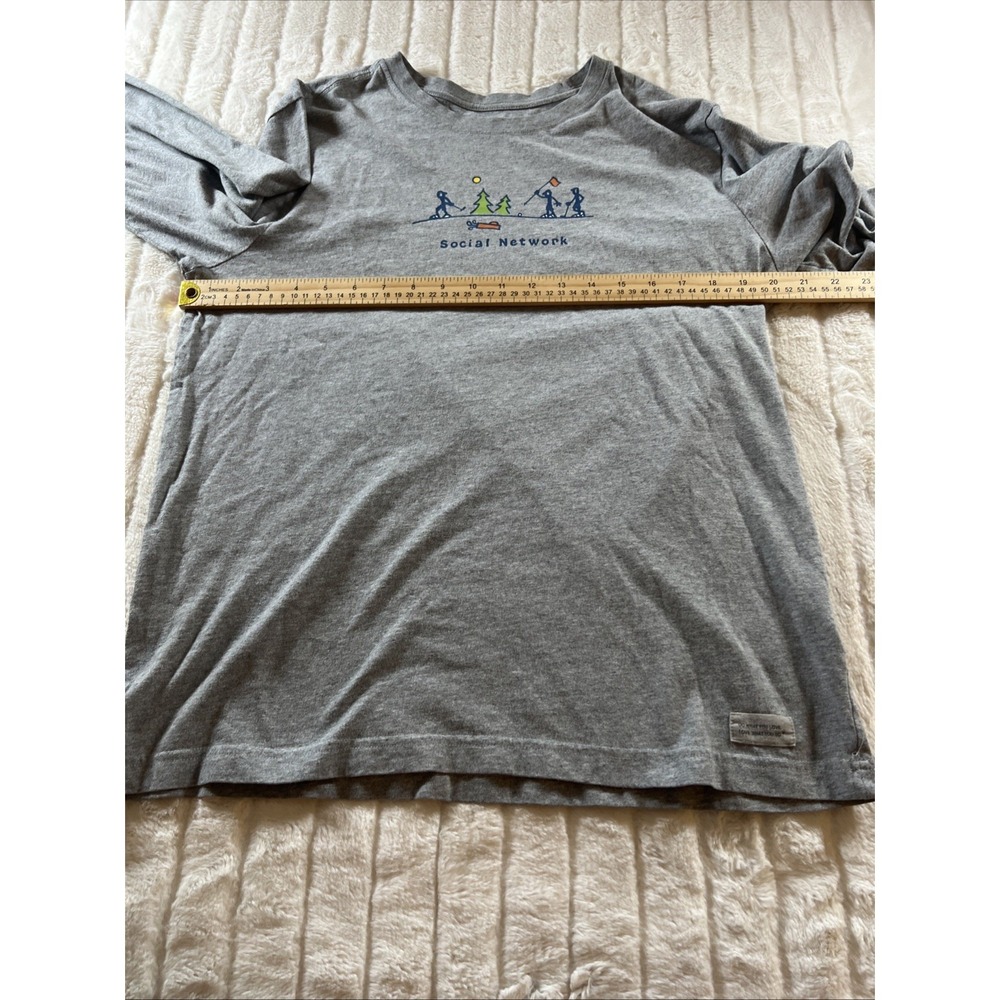 Life is Good Men's Crusher Crew Social Network Golf T Shirt Sz M - Picture 5 of 8